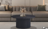 Table basse Lagos – Brun foncé, ronde Ø 80 cm – vue 2