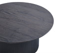 Table basse Lagos – Brun foncé, ronde Ø 80 cm – vue 4