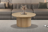 Table basse Lagos – Chêne naturel, ronde Ø 80 cm – vue 2