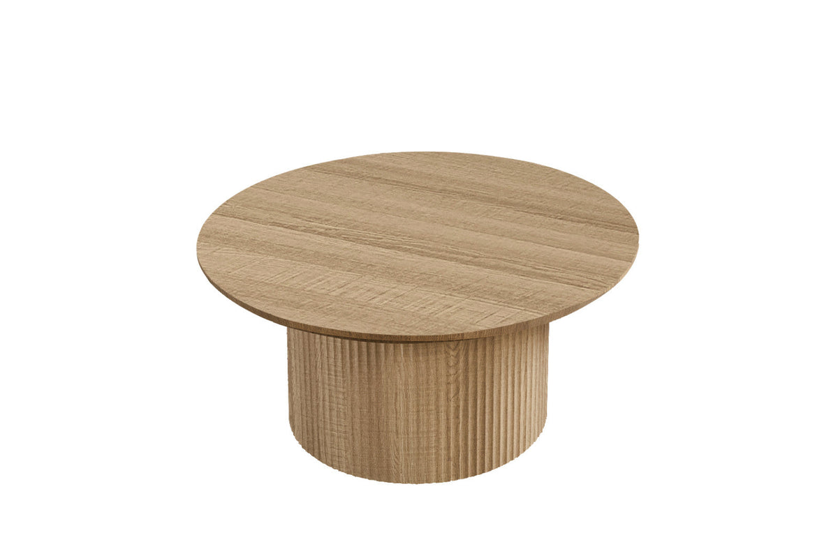 Table basse Lagos – Chêne naturel, ronde Ø 80 cm – vue 4
