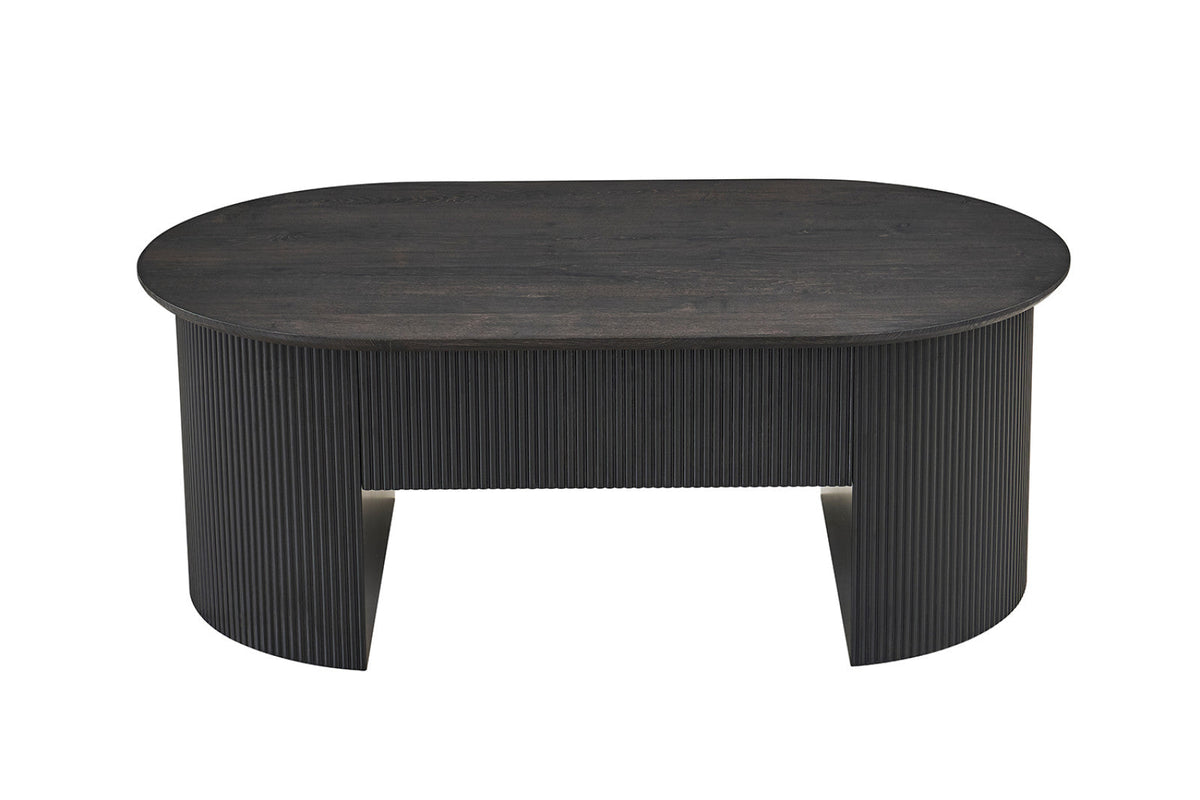 Table basse Lagos – Brun foncé – vue principale