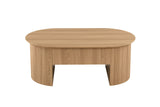 Table basse Lagos – Chêne naturel – vue principale
