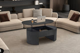 Table basse Lagos – Brun foncé – vue 5