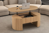 Table basse Lagos – Chêne naturel – vue 3
