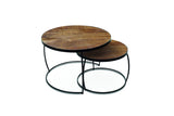 Table basse Lars – set de 2 bois de manguier