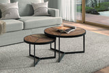 Table basse Laveu – set de 2 bois de manguier )