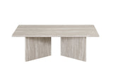 Table basse Litar – Travertin gris – vue principale