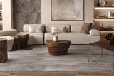 Table basse Matteo – bois de manguier brun clair