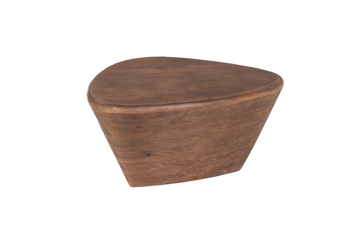 Table basse Matteo – bois de manguier brun clair