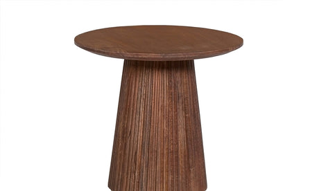 Table basse Miguel – Brun clair, ronde Ø 50 cm – vue principale