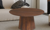Table basse Miguel – Brun clair, ronde Ø 80 cm – vue 2