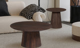 Table basse Miguel – Brun foncé, ronde Ø 80 cm – vue 4