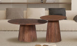 Table basse Miguel – Brun clair, ronde Ø 50 cm – vue 3