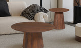 Table basse Miguel – Brun clair, ronde Ø 50 cm – vue 4