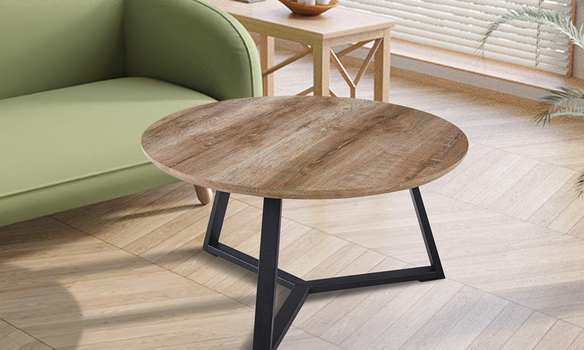 Table basse Paso 1 – décor chêne vieilli
