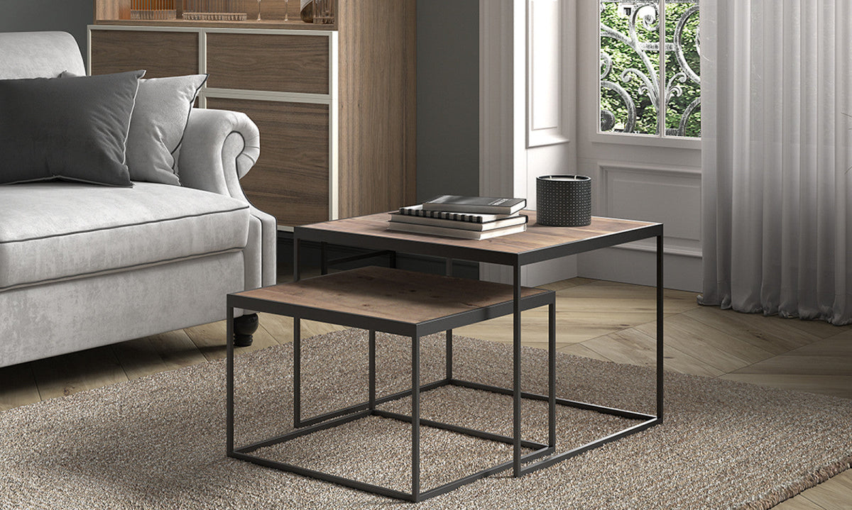 Table basse Quinn – set de 2 bois de manguier