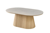Table basse Vigo – Chêne naturel · baroque gris – vue 5