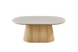 Table basse Vigo – Chêne naturel · baroque gris – vue principale