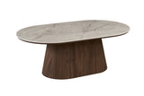 Table basse Vigo – Chêne foncé · Shakespeare beige – vue 5