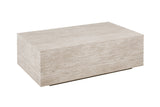 Table basse Jacky – décor travertin beige