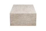 Table basse Jacky – décor travertin beige