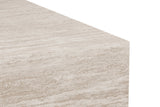 Table basse Jane – décor travertin beige