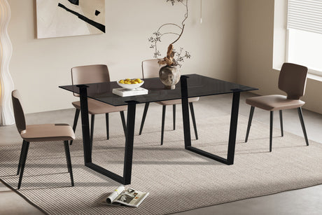 Table Boaz – rectangulaire verre – 150 cm