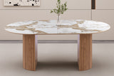 Table extens. Evora – 120, pierre brillante pandora – 160/200 cm