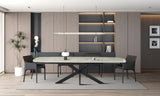 Table extensible Ares – Beige brillant – vue 2