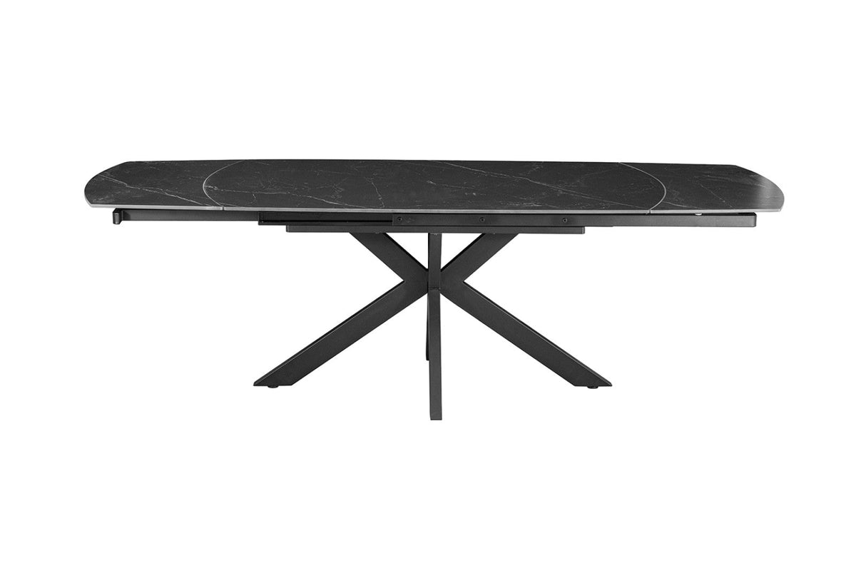 Table extensible Ares – Noir – vue principale