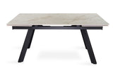 Table extensible Hera – Shakespeare beige brillant – vue principale