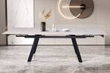 Table extensible Hera – Blanc – vue 4