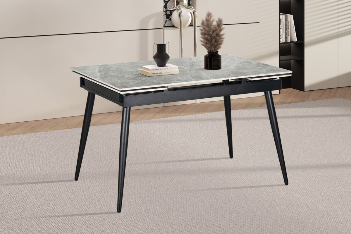Table extensible Hero – Gris italien – vue 4
