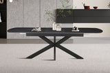 Table extensible Hestia – Noir – vue 4
