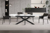 Table extensible Hestia – Blanc – vue 2