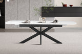 Table extensible Hestia – Blanc – vue 4