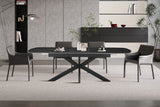 Table extensible Hestia – Noir – vue 2