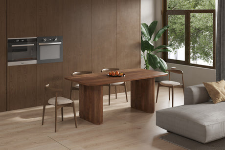 Table Jean – ovale danoise bois de manguier brun clair – 200 cm