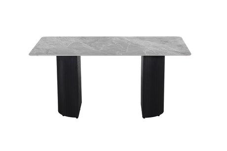 Table Lousa – Gris italien – vue principale