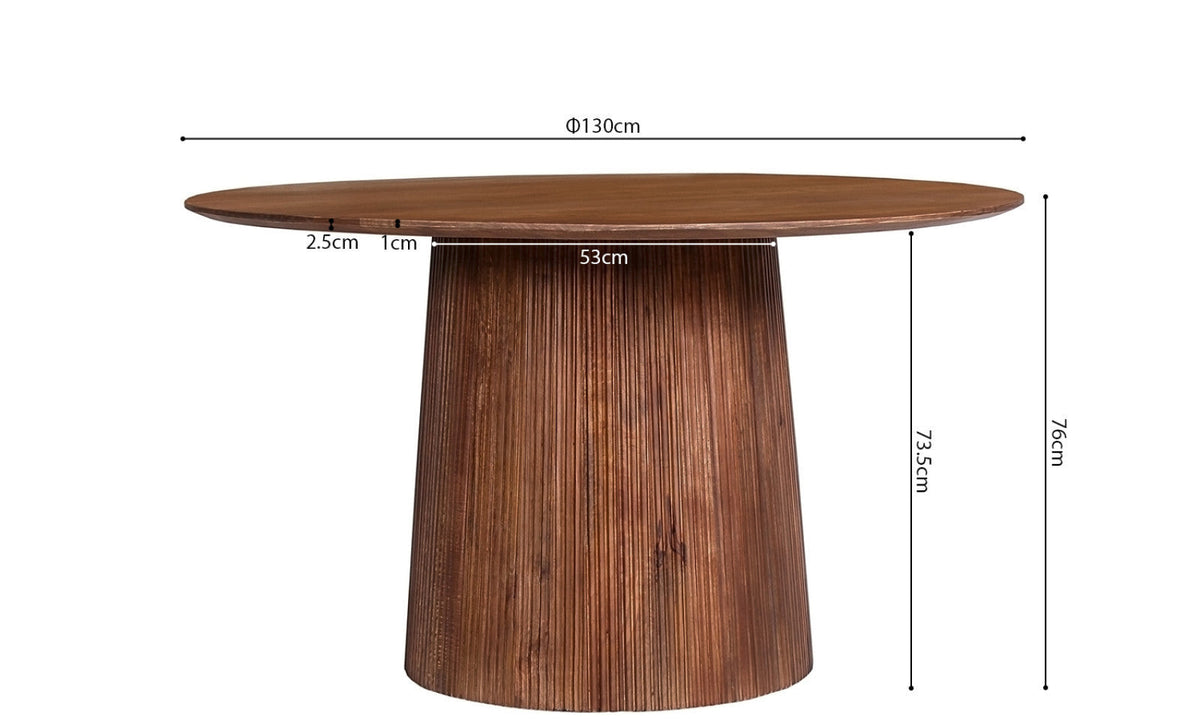 Table Miguel – Ronde Ø 130 cm – vue 5